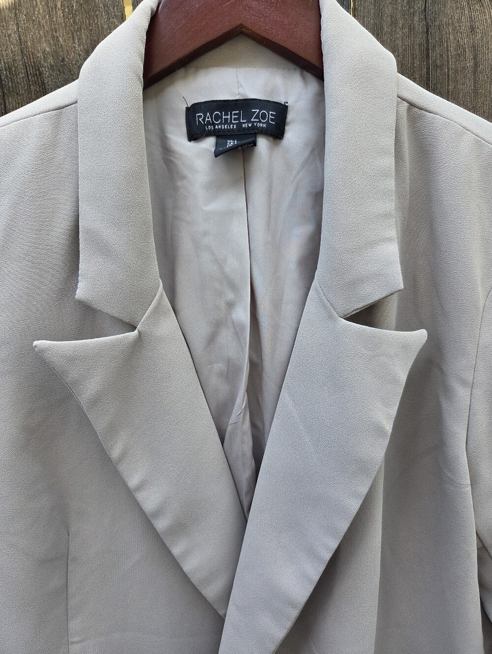 Rachel Zoe Light Beige Tailored Blazer Jacket Great Condition.